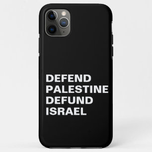 Verdedig Palestina defund Israël - Anti Israël Case-Mate iPhone Case