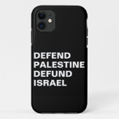 Verdedig Palestina defund Israël - Anti Israël Case-Mate iPhone Case (Achterkant)
