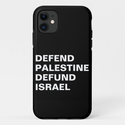 Verdedig Palestina defund Israël - Anti Israël Case-Mate iPhone Case (Achterkant)
