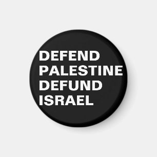 Verdedig Palestina, onttrek Israël de financiering Magneet
