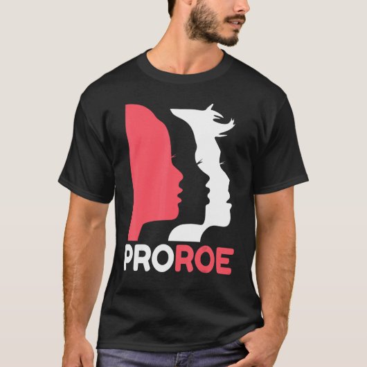 Verdedig Roe V Wade Pro Choice Abortion Rights Fem T-shirt (Voorkant)
