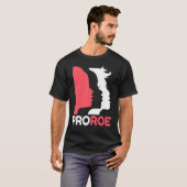Verdedig Roe V Wade Pro Choice Abortion Rights Fem T-shirt (Voorkant volledig)