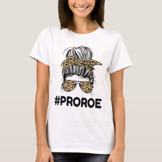 Verdedig Roe V Wade Pro Choice Abortion Rights Fem T-shirt