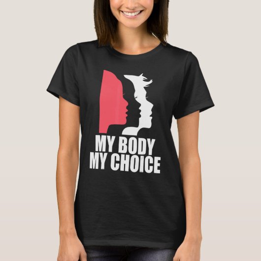 Verdedig Roe V Wade Pro Choice Abortion Rights Fem T-shirt (Voorkant)