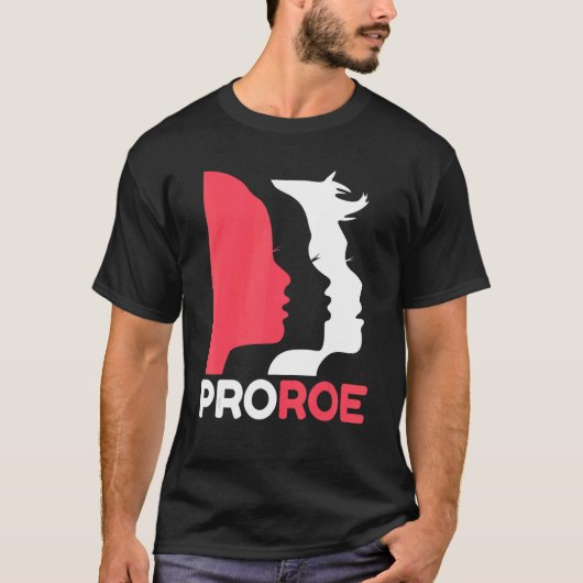 Verdedig Roe V Wade Pro Choice Abortion Rights Fem T-shirt (Voorkant)