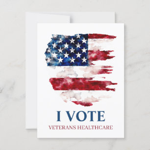 Verdedig veteranen politieke voordelen briefkaart