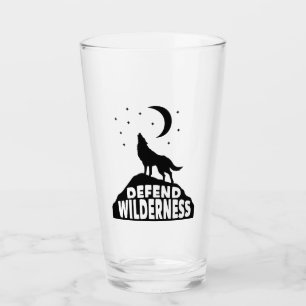 Verdedig Wilderness Wolf Moon Glas