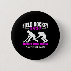 Verdediger Field Hockey Oma Net Als Een Normale Om Ronde Button 5,7 Cm