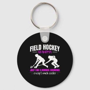 Verdediger Field Hockey Oma Net Als Een Normale Om Sleutelhanger