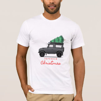 Verdediger Mannen met kersttaart-shirt T-shirt