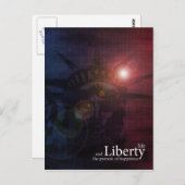 Verdediger van de vrijheid briefkaart (Voorkant / Achterkant)