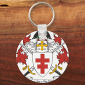 VERDEDIGER VAN HET FAITH KNIGHTS TEMPLAR EMBLEM SLEUTELHANGER (Voorkant)