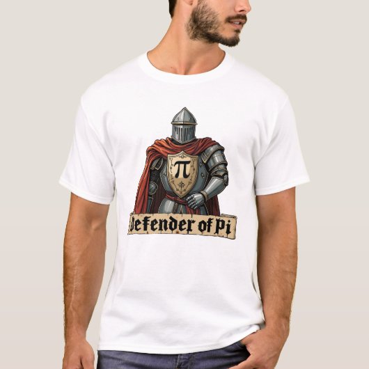 Verdediger van Pi T-shirt (Voorkant)