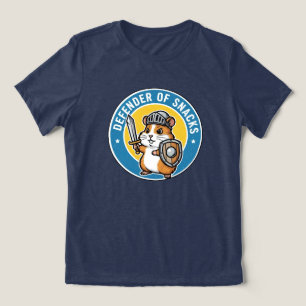 Verdediger van Snacks Hamster Tri-Blend Shirt