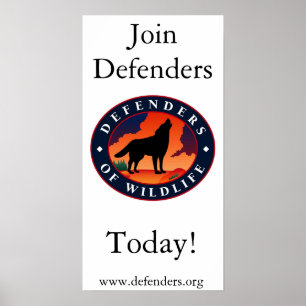 Verdedigers van het wild poster