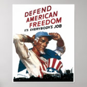 Verdediging van Amerikaanse vrijheid Poster (Voorkant)