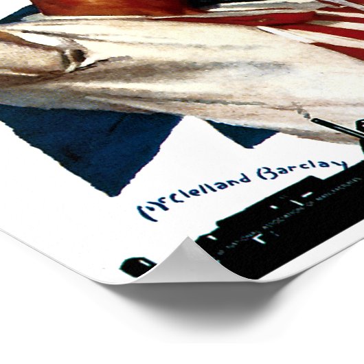 Verdediging van Amerikaanse vrijheid Poster (Hoek)