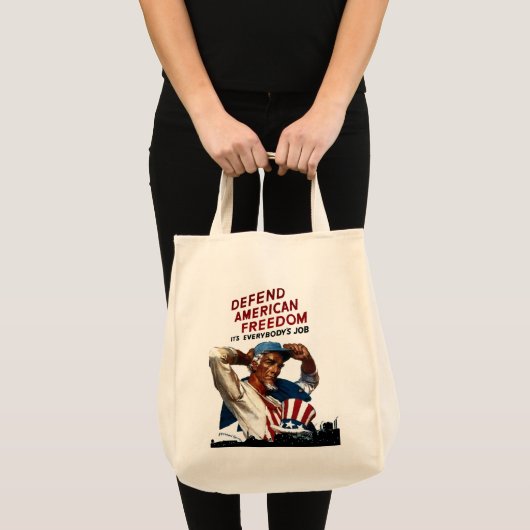 Verdediging van Amerikaanse vrijheid Tote Bag (Voorkant (product))