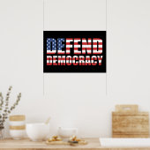 Verdediging van de democratische pro-democratische poster (Keuken)
