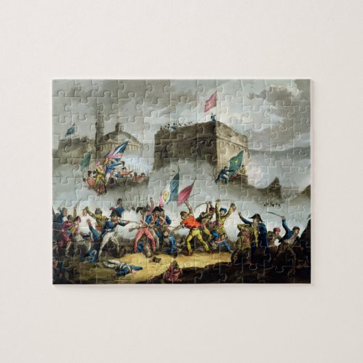 Verdediging van de schending in St. Jean d'Acre, 8 Legpuzzel (Horizontaal)