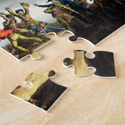 Verdediging van de schending in St. Jean d'Acre, 8 Legpuzzel (Zijkant)