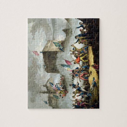 Verdediging van de schending in St. Jean d'Acre, 8 Legpuzzel (Verticaal)