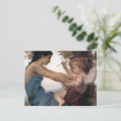 Verdediging van een hart tegen Eros Bougereau Briefkaart (Staand voorkant)