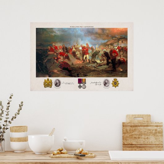 Verdediging van het Poster voor het sturen van de  (Keuken)