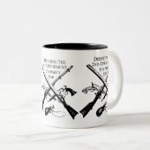 VERDEDIGING VAN HET TWEEDE AMENDEMENT TWEEKLEURIGE KOFFIEMOK (Voorkant rechts)