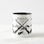 VERDEDIGING VAN HET TWEEDE AMENDEMENT TWEEKLEURIGE KOFFIEMOK (Center)