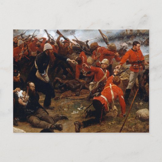 Verdediging van Rorke's Drift Briefkaart (Voorkant)