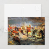 Verdediging van Rorke's Drift Briefkaart (Voorkant / Achterkant)