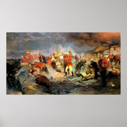 Verdediging van Rorke's Drift Poster (Voorkant)