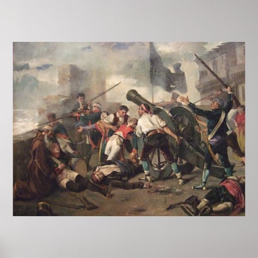 Verdediging van Zaragoza Poster (Voorkant)