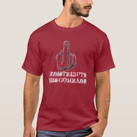 Verdeel dit opnieuw! t-shirt (Voorkant)
