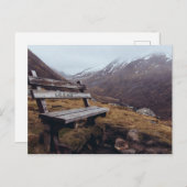 Verdeel uw Initialen op bank | Romantisch Briefkaart (Voorkant / Achterkant)