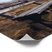 Verdeel uw Initialen op deze bank | Romantisch Poster (Hoek)