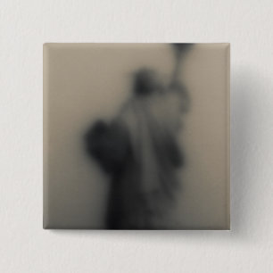 Verdeeld afbeelding van het Vrijheidsbeeld Vierkante Button 5,1 Cm