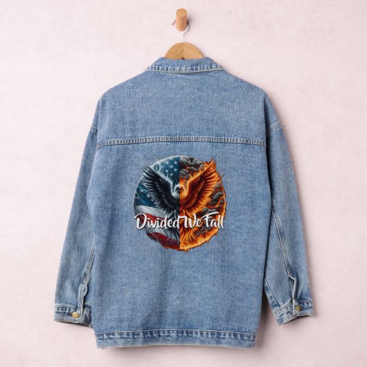 Verdeeld We Herfst USA Burning Denim Jacket (Hangar)