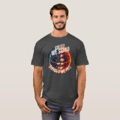 Verdeeld We Herfst USA Burning T-shirt (Voorkant volledig)
