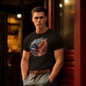 Verdeeld We Herfst USA Burning T-shirt