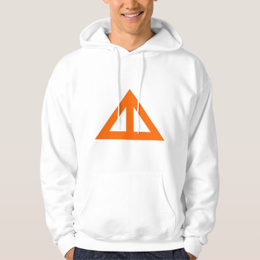 Verdeelde driehoekige Pijl Hoodie (Voorkant)