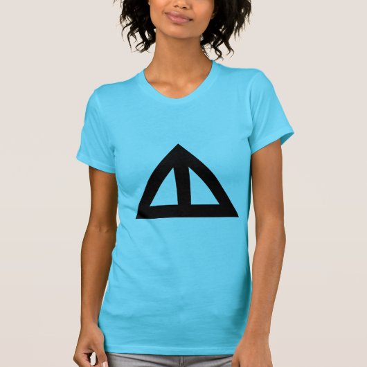 Verdeelde driehoekige Pijl T-shirt (Voorkant)