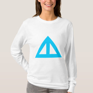 Verdeelde driehoekige Pijl T-shirt