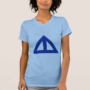 Verdeelde driehoekige Pijl T-shirt