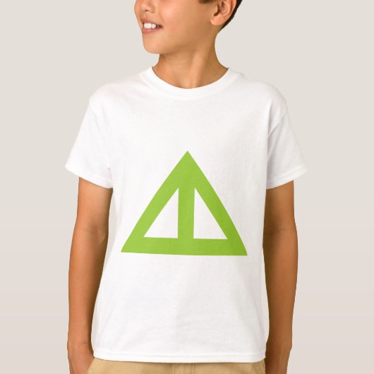 Verdeelde driehoekige Pijl T-shirt (Voorkant)
