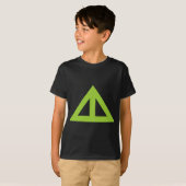 Verdeelde driehoekige Pijl T-shirt (Voorkant volledig)