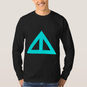 Verdeelde driehoekige Pijl T-shirt