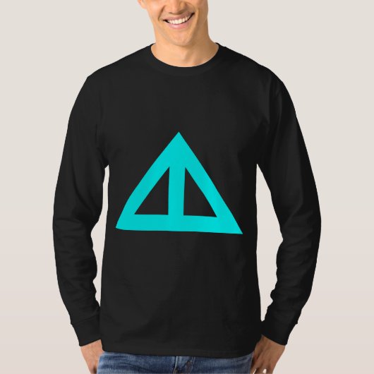Verdeelde driehoekige Pijl T-shirt (Voorkant)