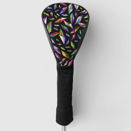 Verdeelde kleur golfheadcover (Voorkant)